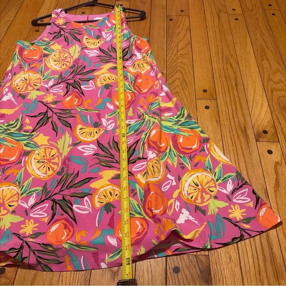 Pappagallo Pink Dress with Colorful Print - Picture 5 of 11